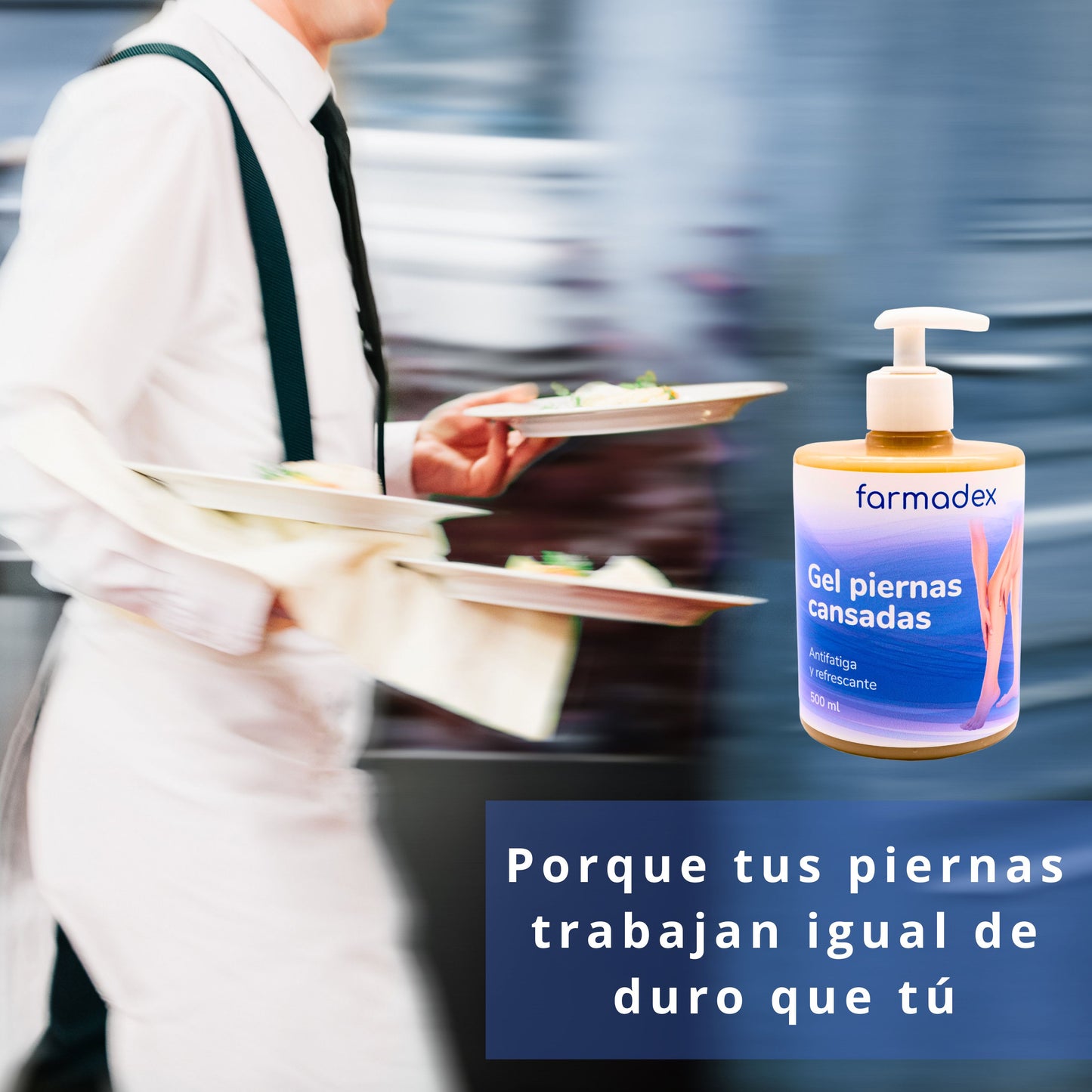 GEL PIERNAS CANSADAS 500 ML FARMADEX